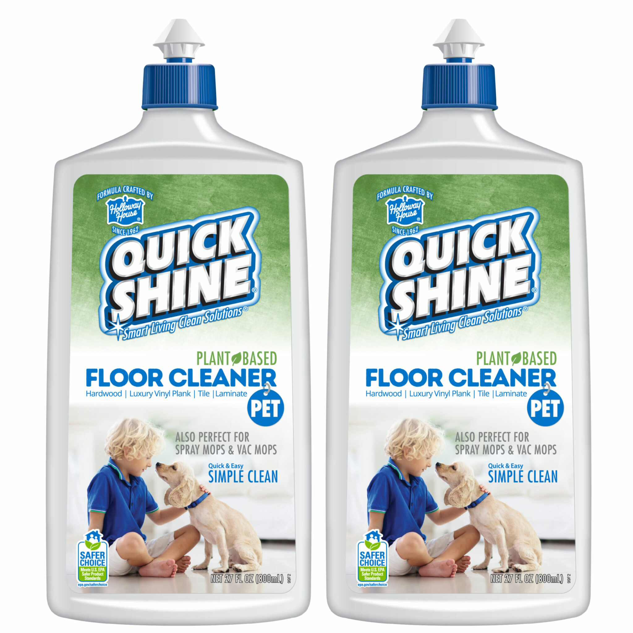 Quick Shine ® PlantBased PET Floor Cleaner (2 PACK) Quick Shine Floors