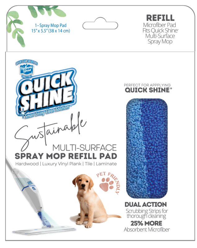 Quick Shine ® MultiSurface Spray Mop Refill Pads Quick Shine Floors
