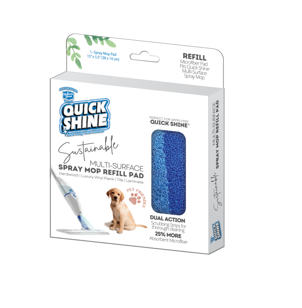 Quick Shine ® MultiSurface Spray Mop Refill Pads Quick Shine Floors