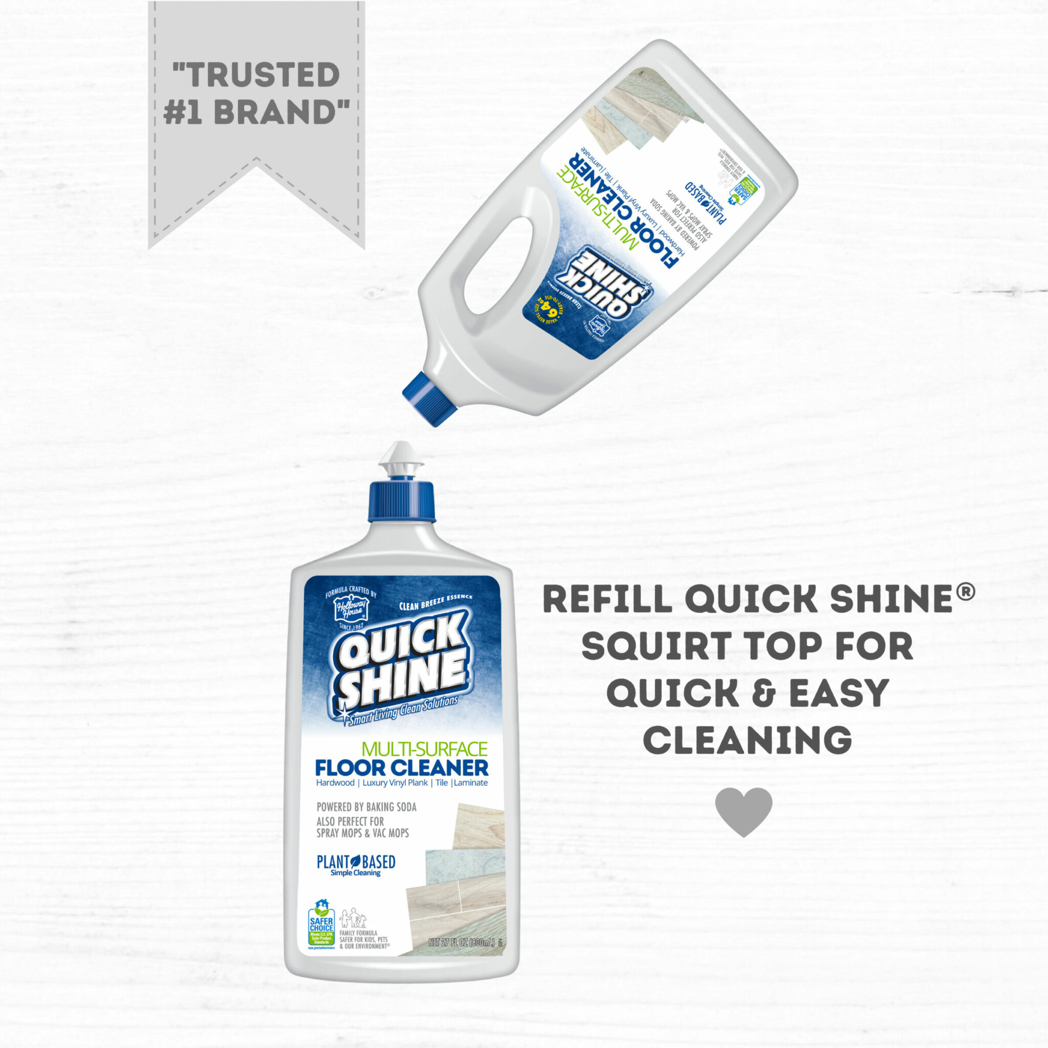 Quick Shine ® MultiSurface Floor Cleaner Quick Shine Floors