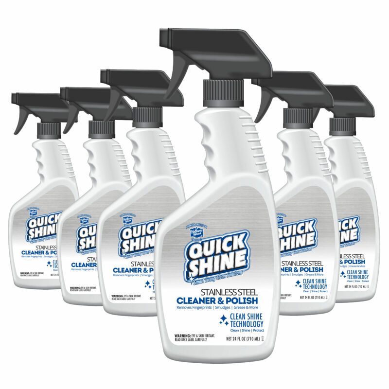 Quick Shine ® Stainless Steel Cleaner + Polish Quick Shine Floors