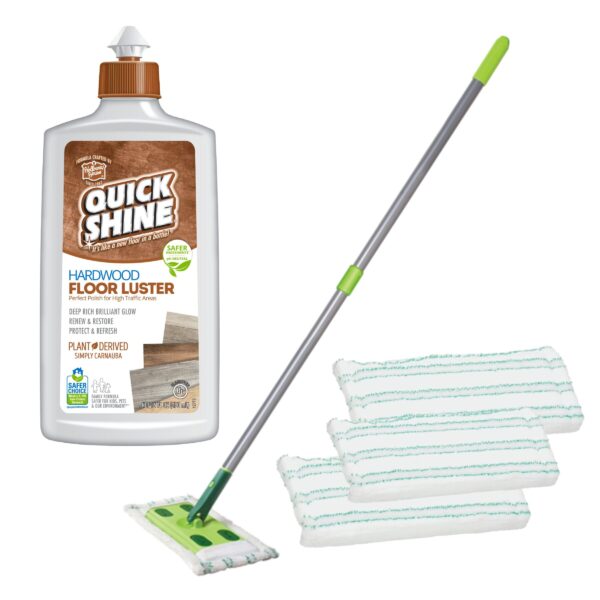 Hardwood Floor Mop Kit with Luster